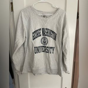 Vintage George Washington University Crewneck Sweatshirt